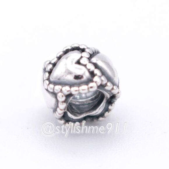 Authentic PANDORA Everlasting Love Charm - 790448 - Picture 6 of 9